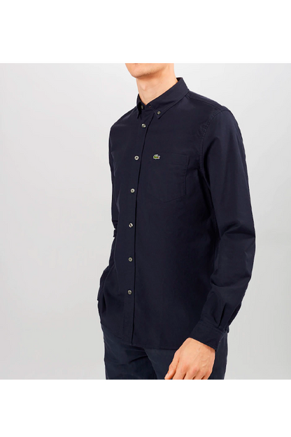 Camisa con bolsillo azul marino