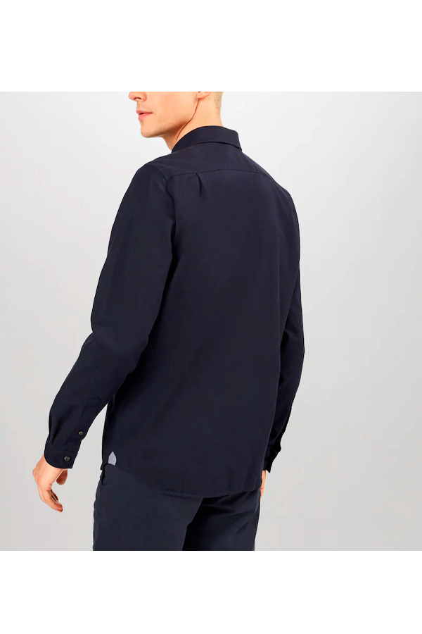 Camisa con bolsillo azul marino