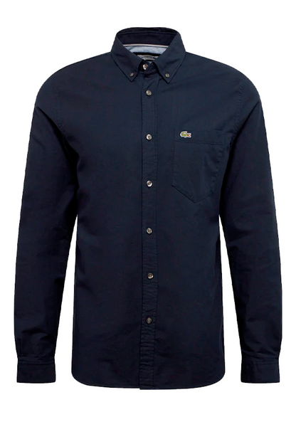 Camisa con bolsillo azul marino