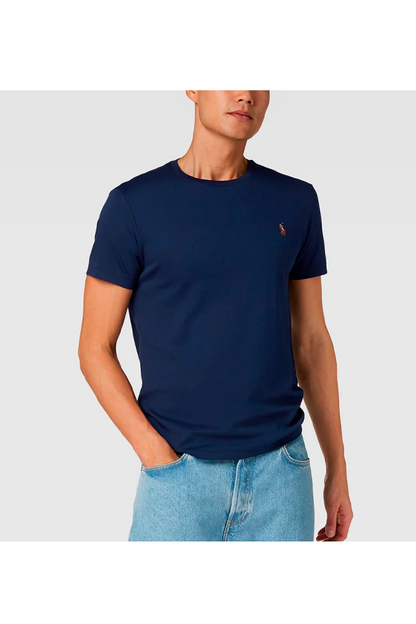 Polera suave azul marino
