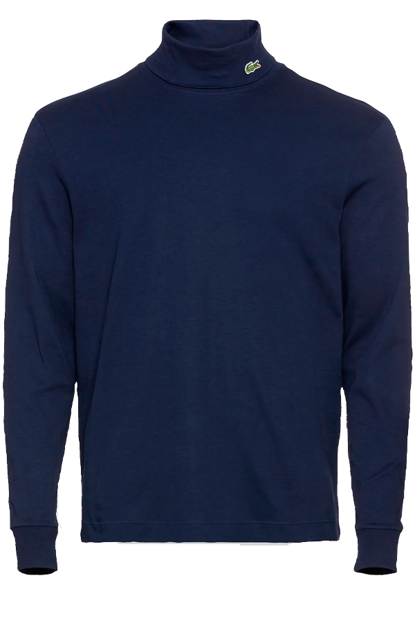 Polera cuello tortuga azul marino