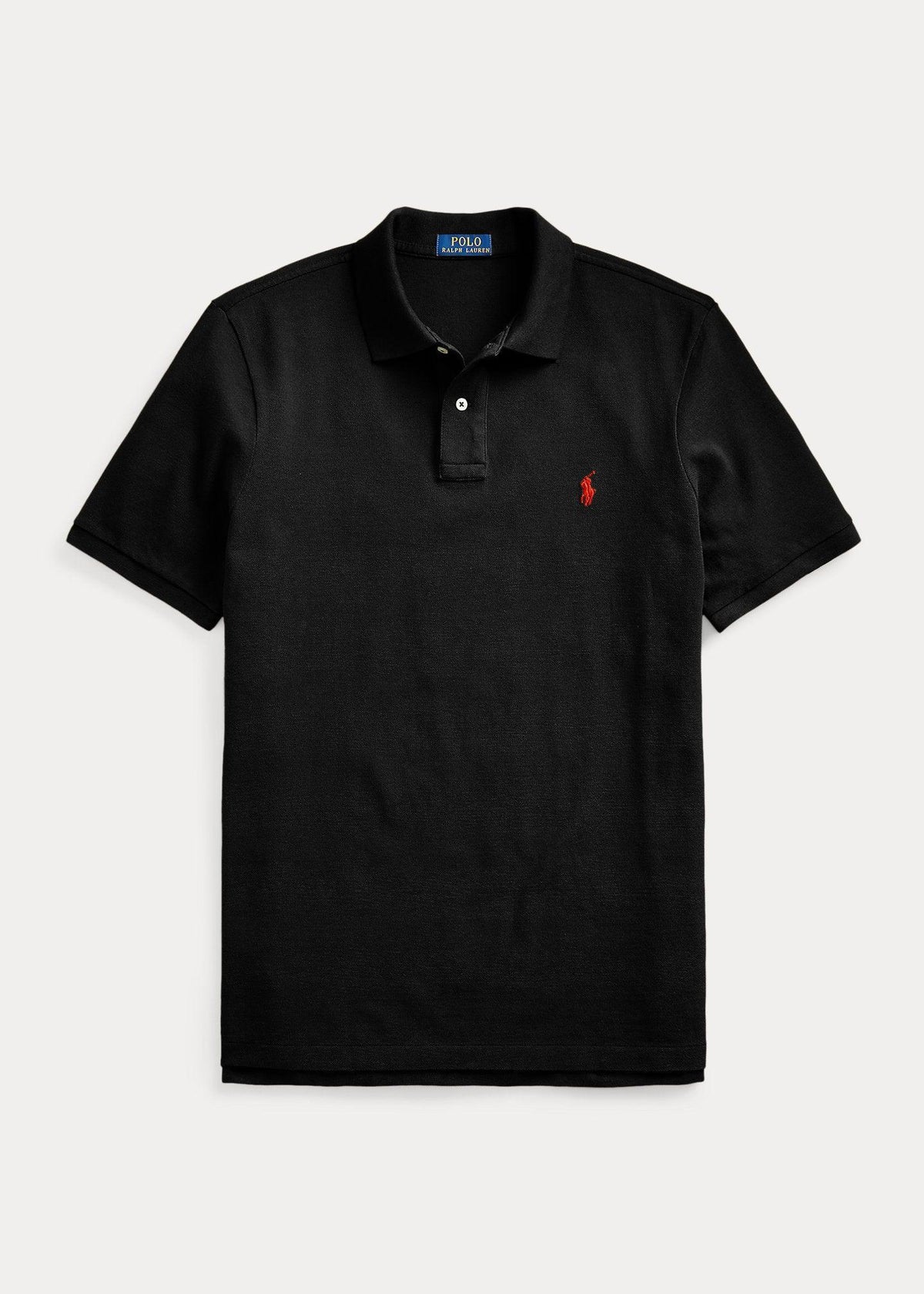 Polo de piqué negro