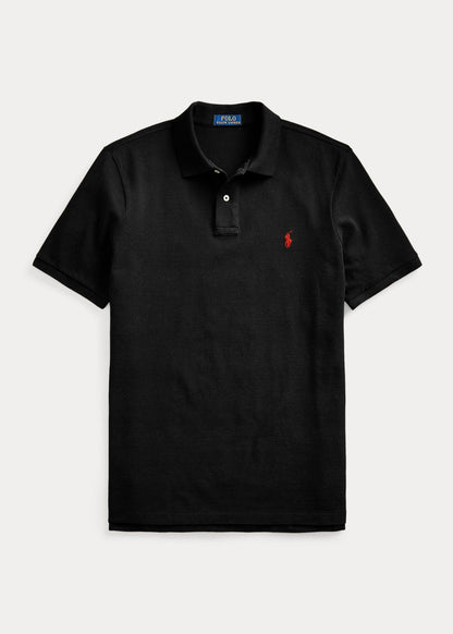 Polo de piqué negro
