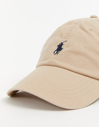 Jockey de algodón beige y azul