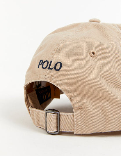 Jockey de algodón beige y azul
