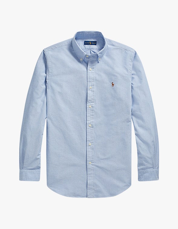 Camisa Oxford celeste
