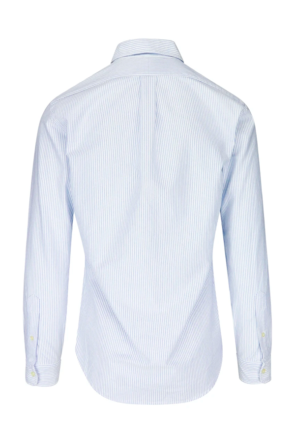 Camisa Oxford corte slim a rayas