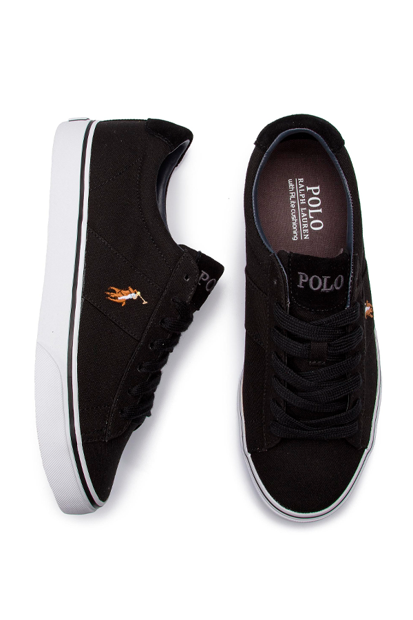 Zapatillas de lona negras
