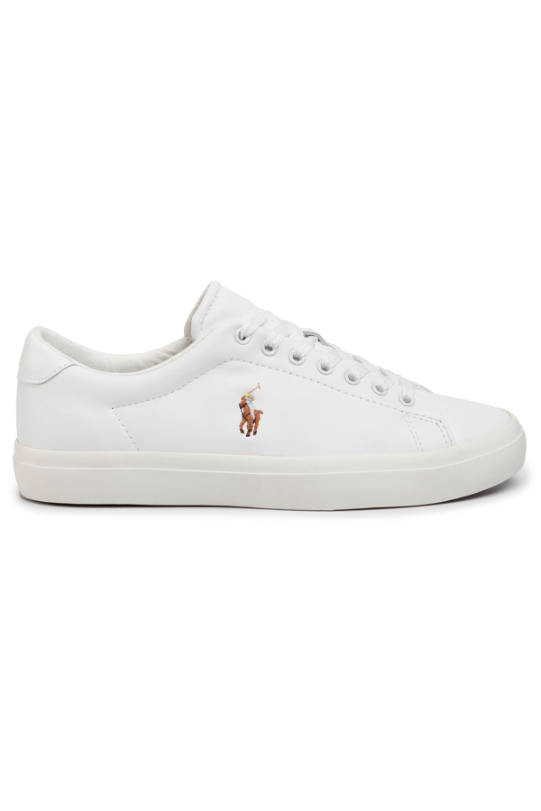 Zapatillas de cuero clásicas blancas