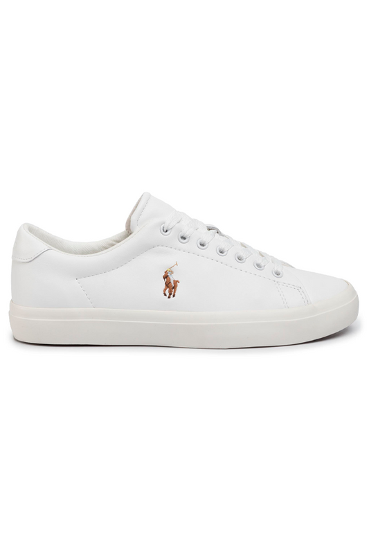 Zapatillas de cuero clásicas blancas
