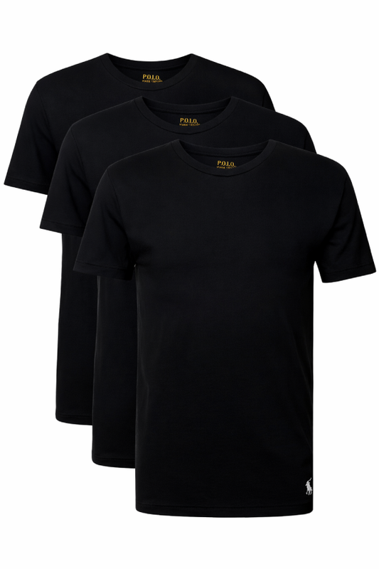 Poleras pack de 3 negras