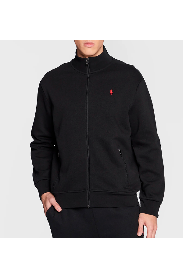Chaqueta deportiva de punto negra