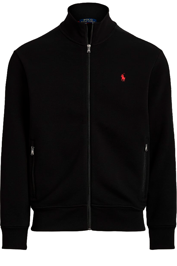 Chaqueta deportiva de punto negra