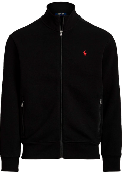 Chaqueta deportiva de punto negra