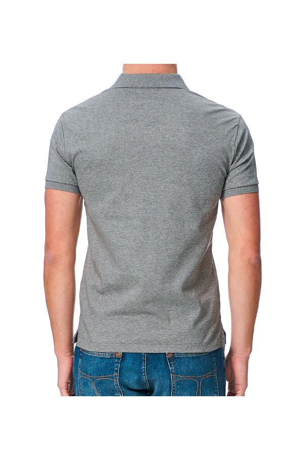 Polo suave corte slim gris