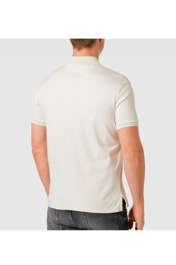 Polo suave corte slim beige
