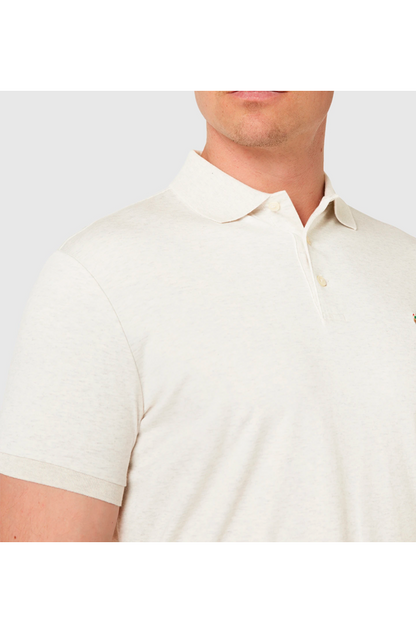 Polo suave corte slim beige