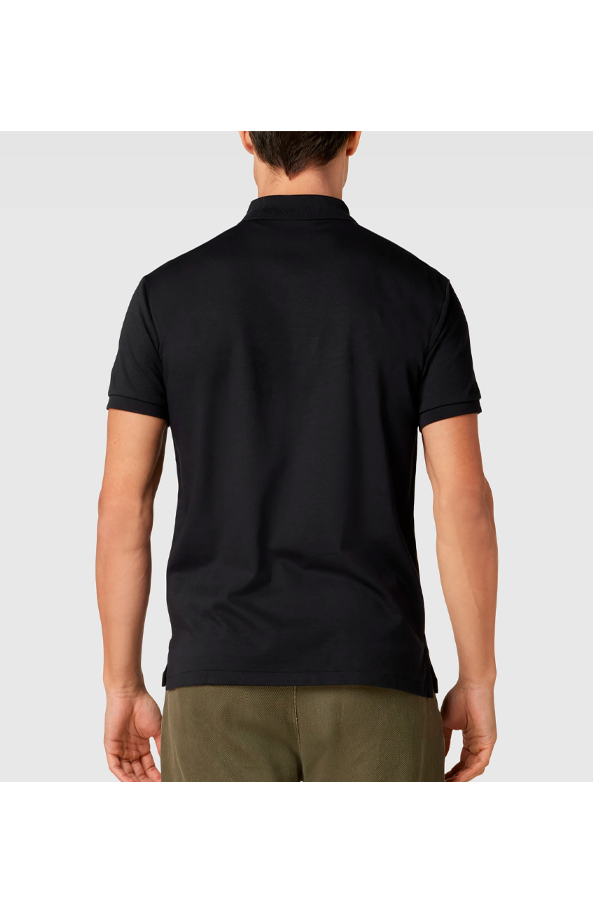 Polo suave corte slim negro