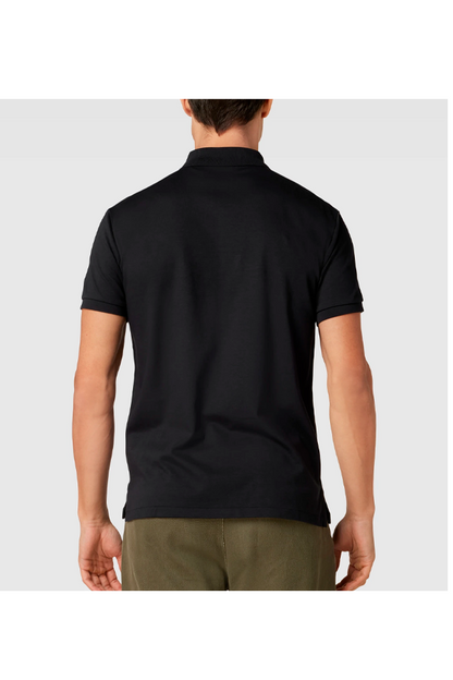 Polo suave corte slim negro