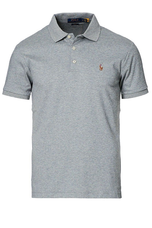 Polo suave corte slim gris