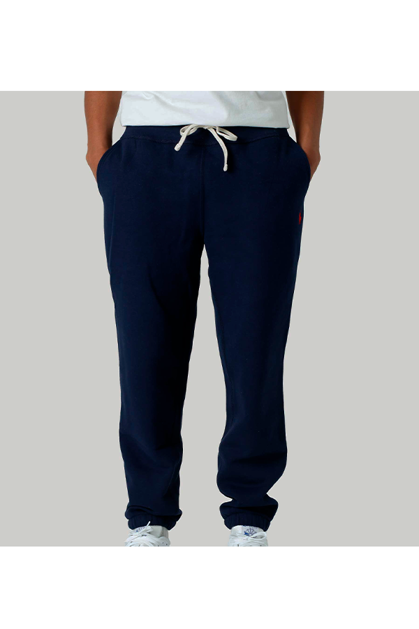 Pantalón con puño azul marino