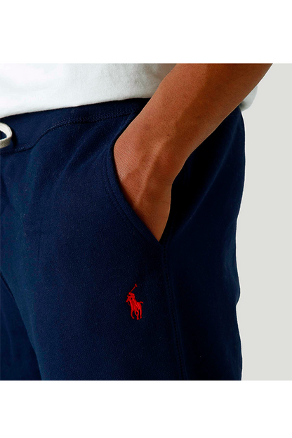 Pantalón con puño azul marino