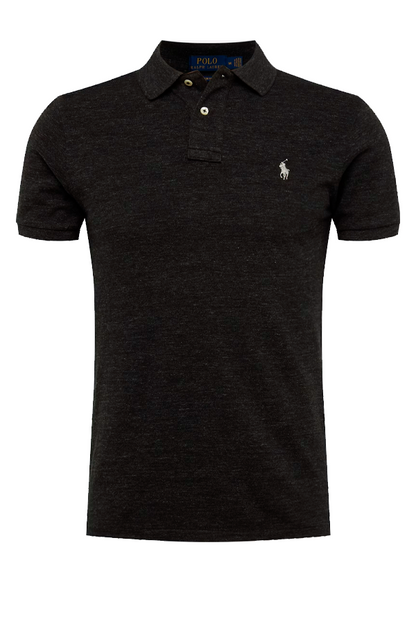 Polo corte slim efecto lavado