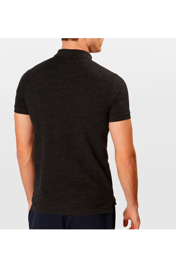 Polo corte slim efecto lavado