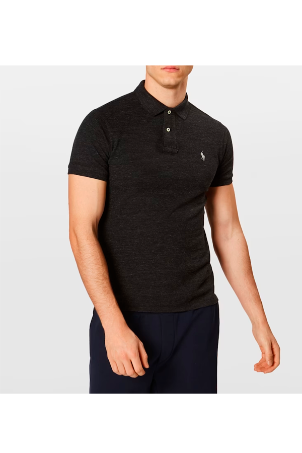 Polo corte slim efecto lavado