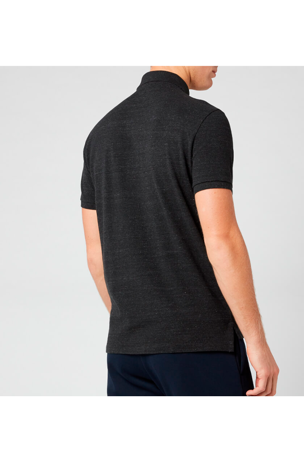 Polo corte slim efecto lavado claro