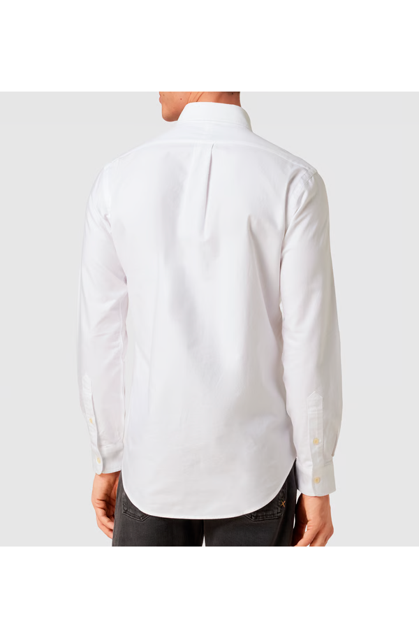 Camisa Oxford corte regular blanca