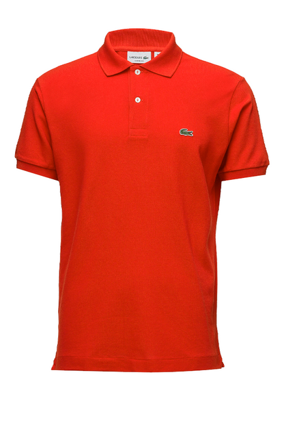Polo de piqué corte slim rojo