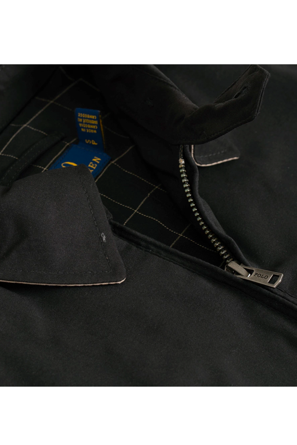 Chaqueta bomber negra