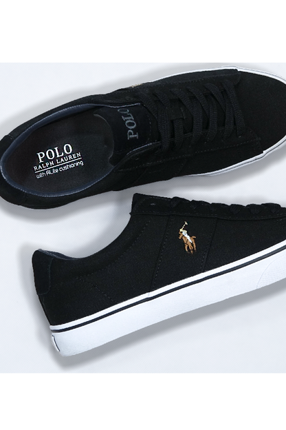 Zapatillas de lona negras