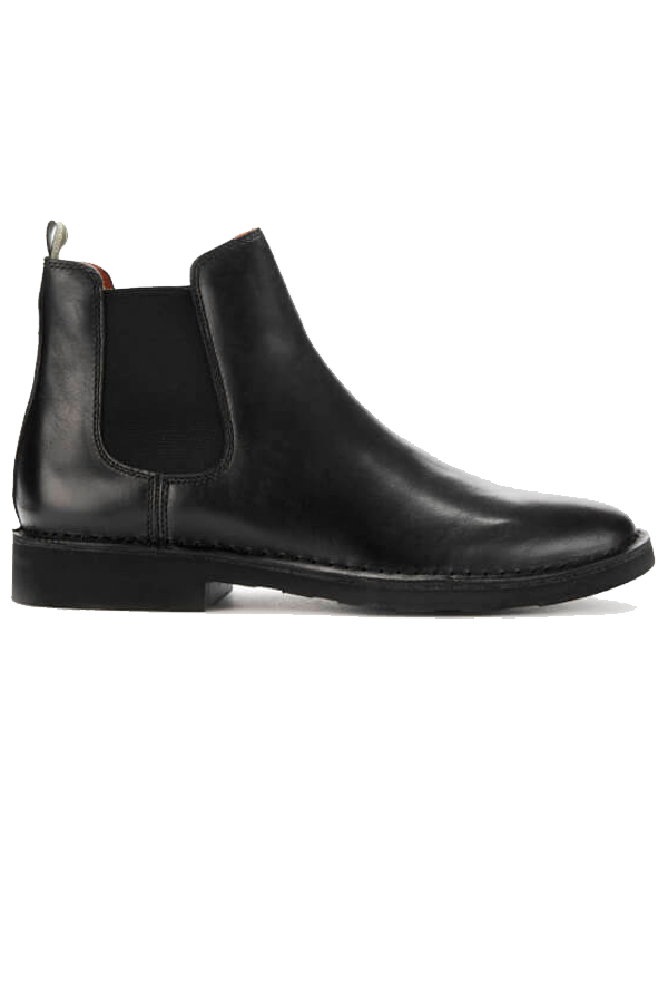 Botines Chelsea de cuero negros
