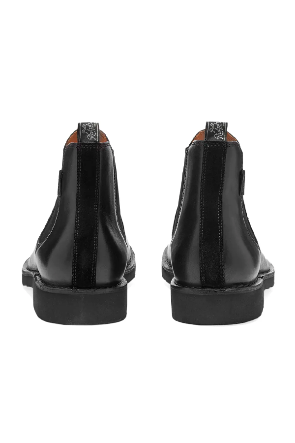 Botines Chelsea de cuero negros