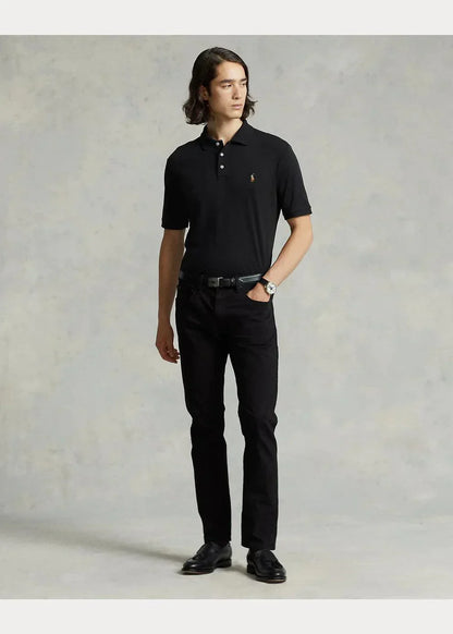 Polera de algodón suave negra