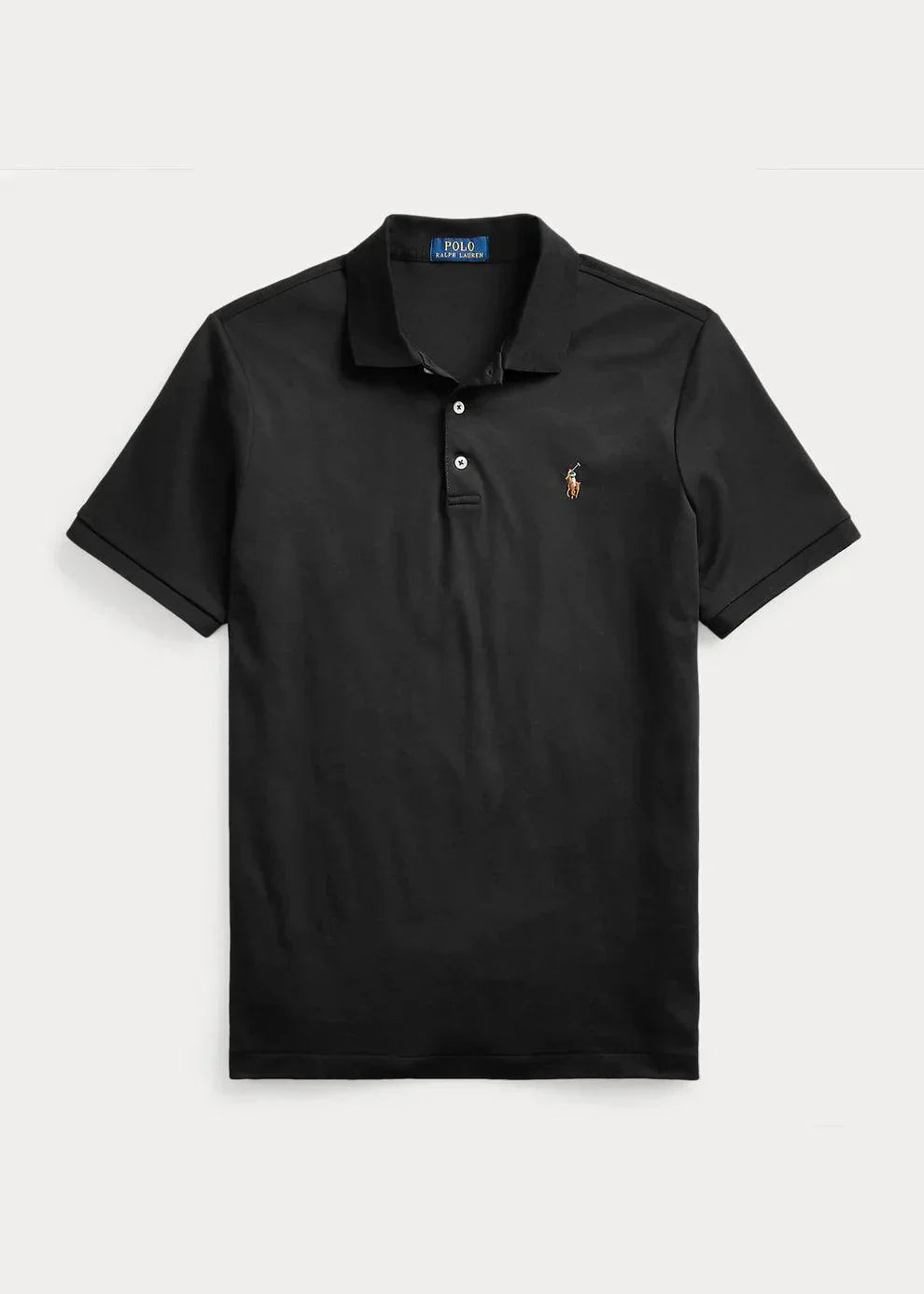Polera de algodón suave negra