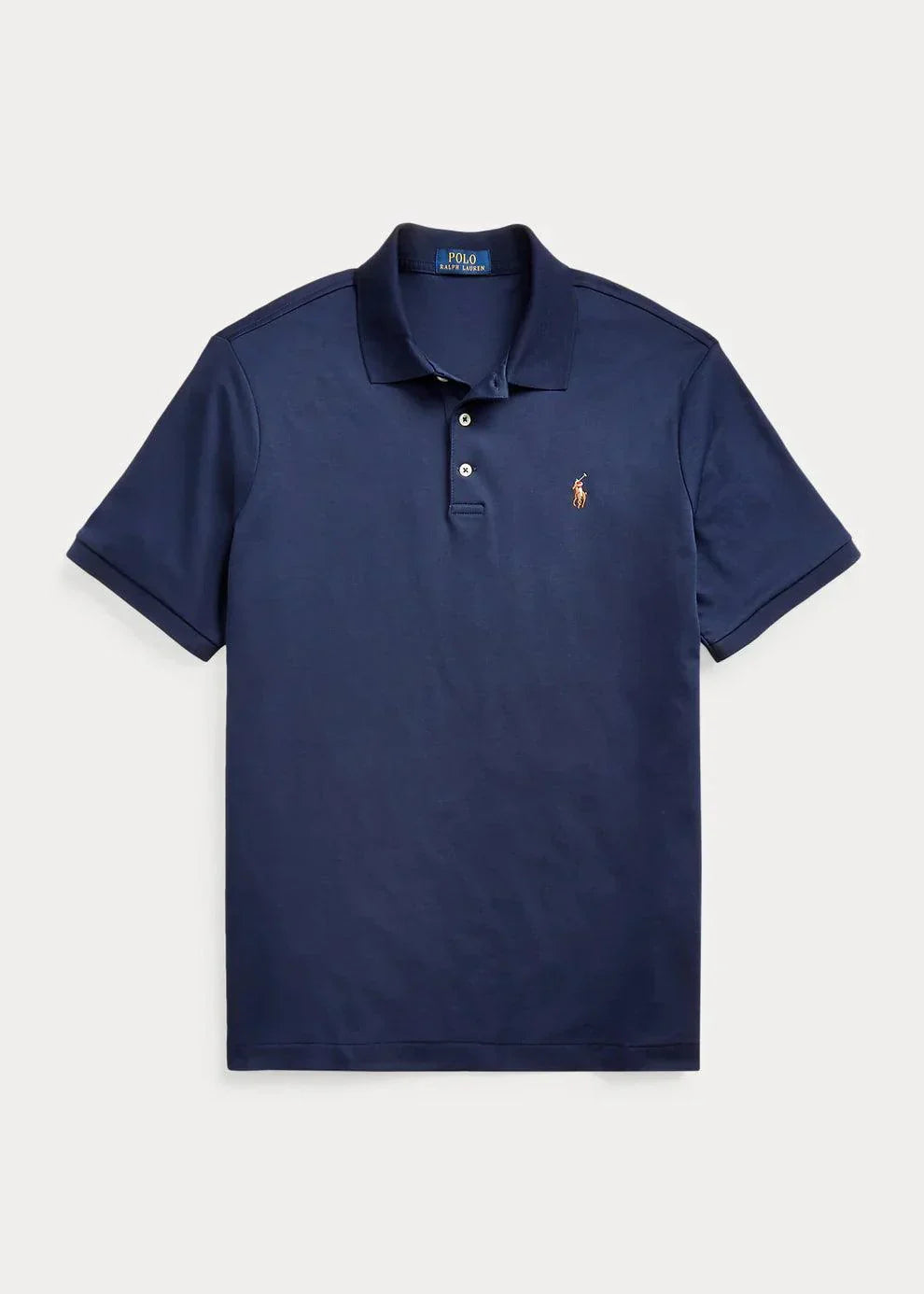 Polera de algodón suave azul marino