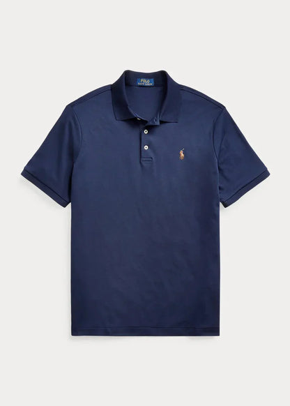 Polera de algodón suave azul marino