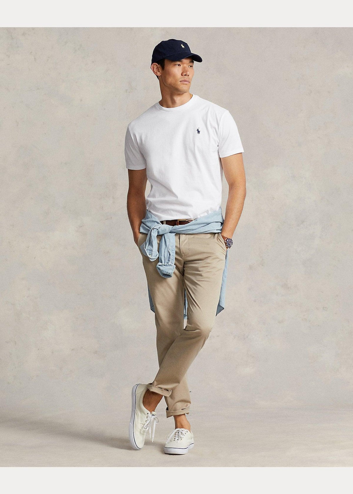 Polera de algodón blanca