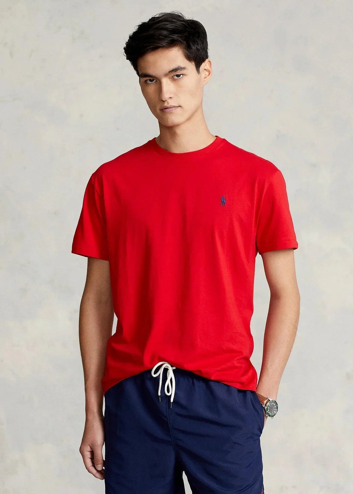 Polera de algodón roja