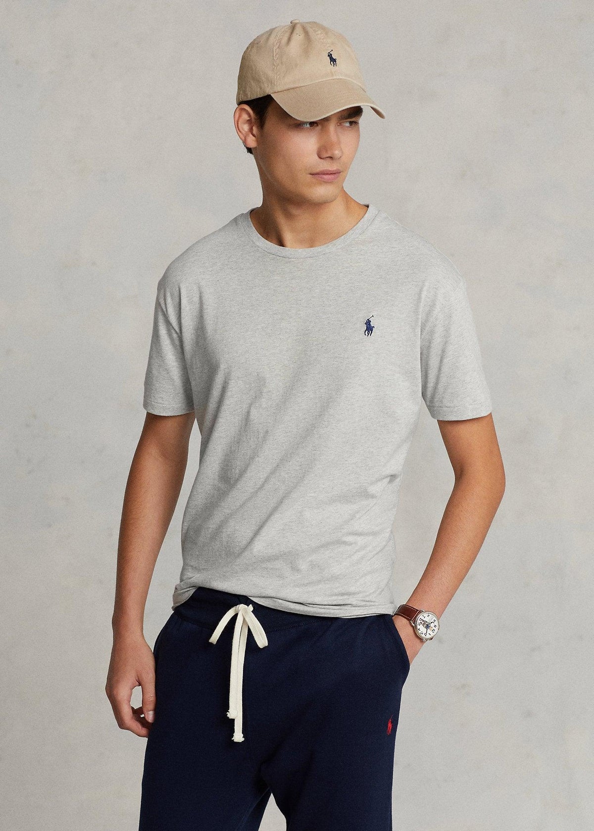 Polera de algodón gris