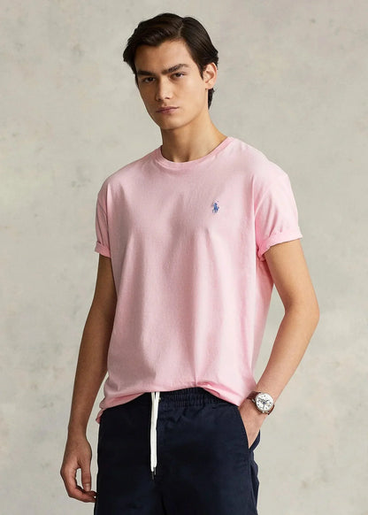 Polera de algodón rosa