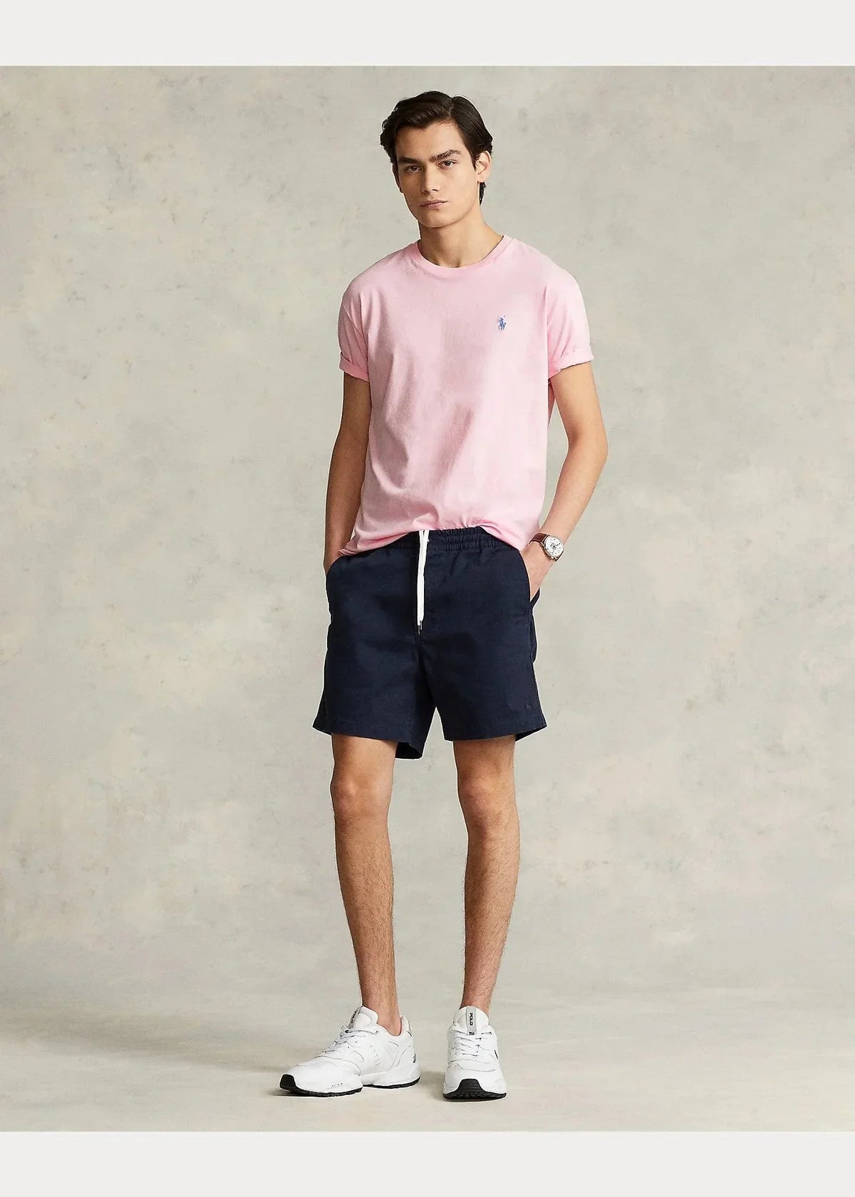 Polera de algodón rosa