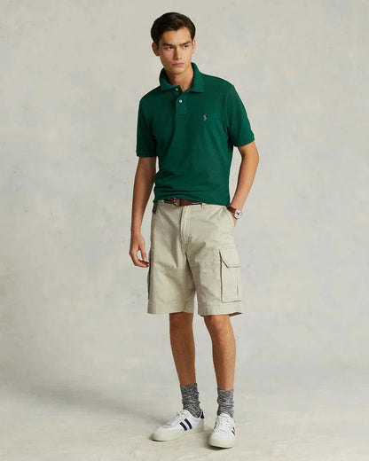 Polo de piqué verde