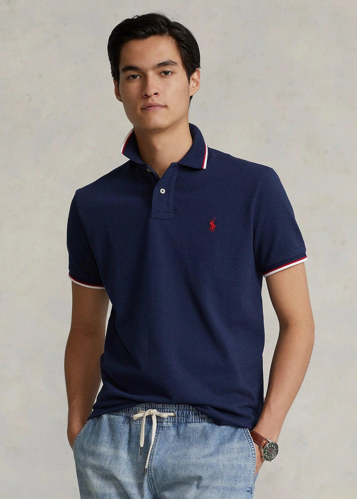 Polo de piqué premium