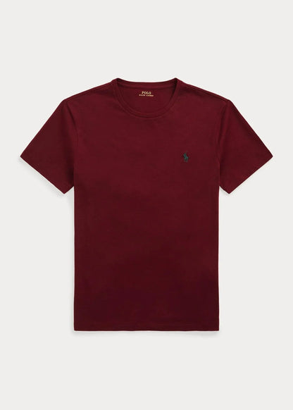 Polera de algodón burdeo