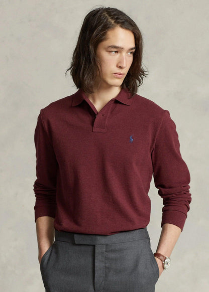 Polera manga larga burdeo