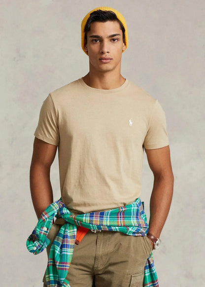 Polera de algodón beige